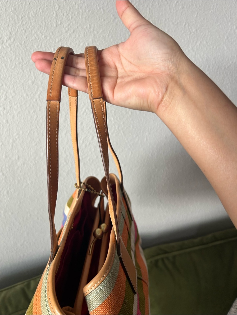 Coach 10th Anniversary Hamptons Archive Carryall Satchel - Picture 5 of 16